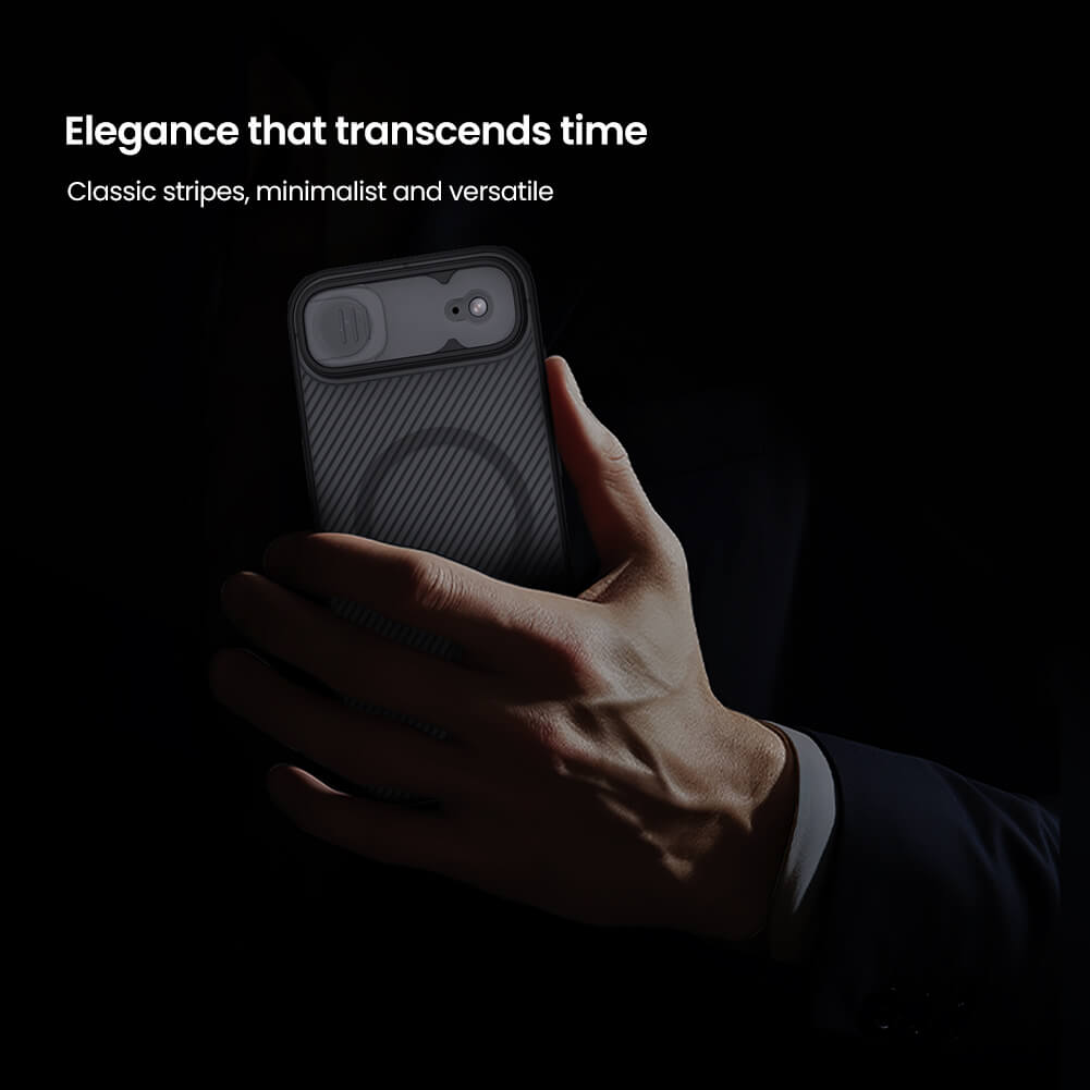 Чехол-крышка NILLKIN для Apple iPhone Air (iPhone 17 Air 6.6) (2025) (серия CamShield Pro Magnetic case Clear version)
